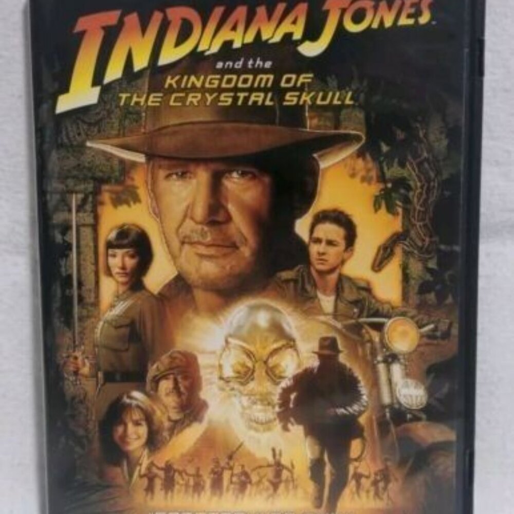 Indiana Jones & Crystal Skull (DVD, 2008) Good Widescreen Harrison Ford!